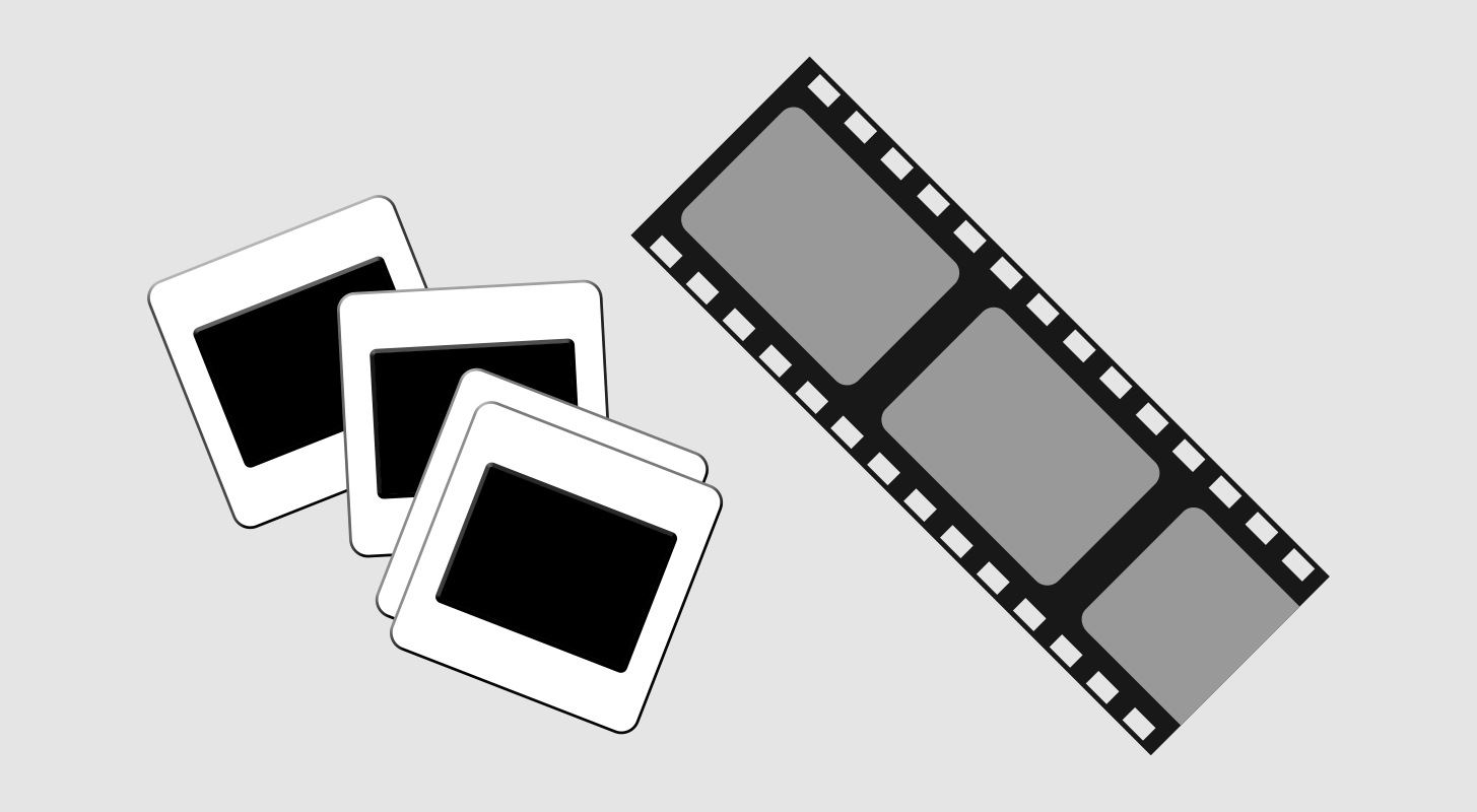 Photographic slides or Reversal film